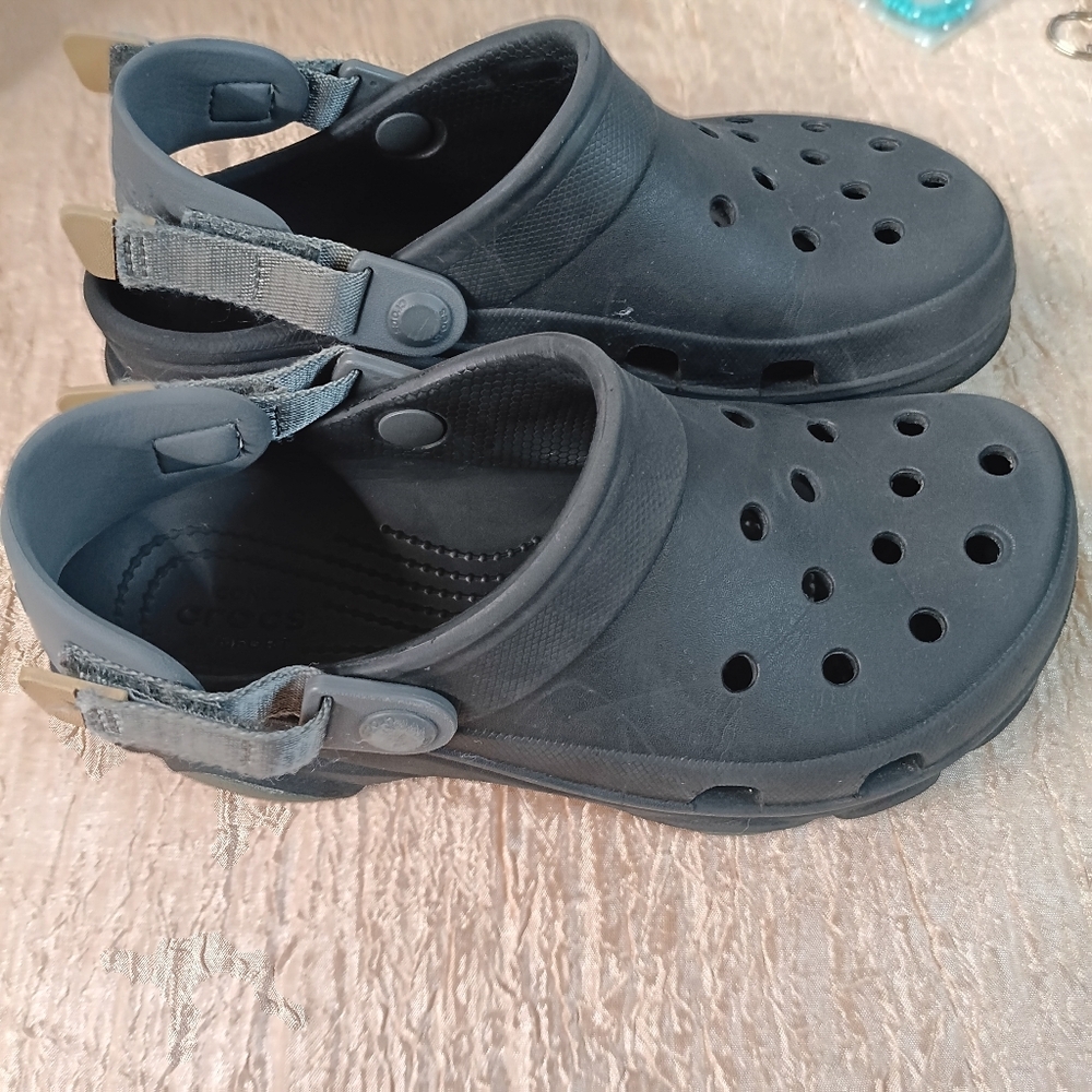 CROCS Men's Black Sandals - Picture 3 of 10